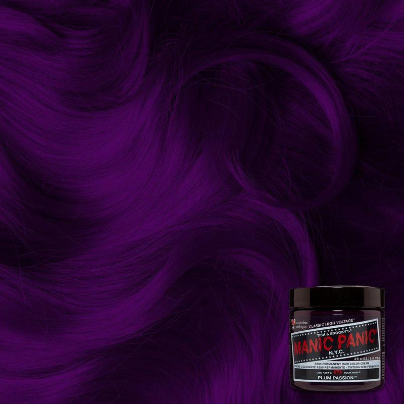 Manic Panic High Voltage Plum Passion Hair Color 118ml Manic Panic