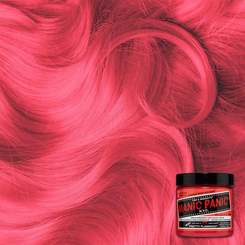 Manic Panic High Voltage Pretty Flamingo Hair Color 118ml Manic Panic