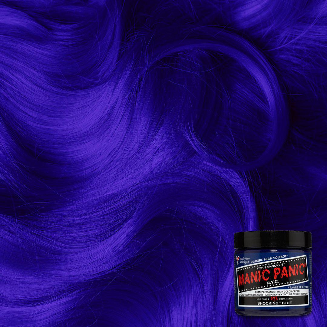 Manic Panic High Voltage Shocking Blue Hair Color 118ml Manic Panic