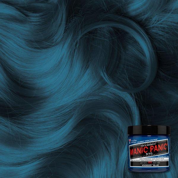 Manic Panic High Voltage Voodoo Blue Hair Color 118ml Manic Panic