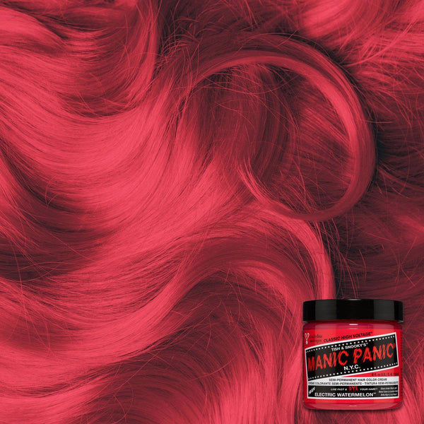 Manic Panic High Voltage Electric Watermelon Semi Permanent Hair Color 118ml Manic Panic