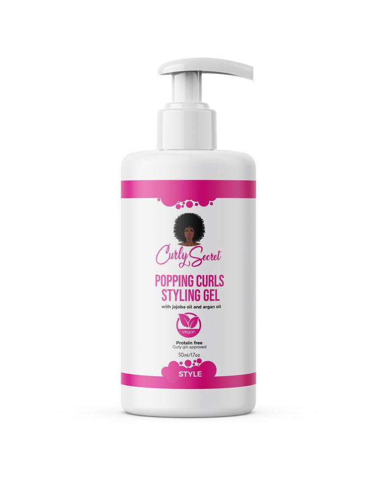 Curly Secret Popping Curls Styling Gel - Travel Size 50ml Curly Secret