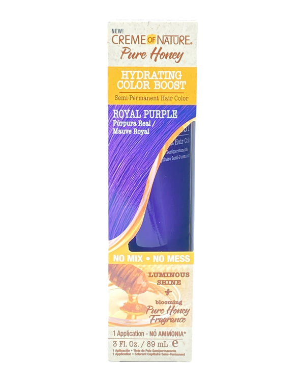 Creme of Nature Pure Honey Hydrating Color Boost Royal Purple 89ml Creme of Nature Pure Honey