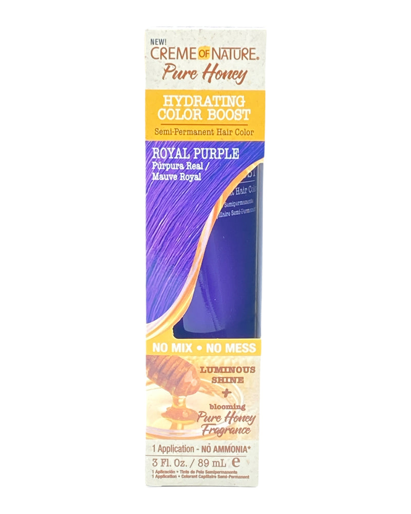 Creme of Nature Pure Honey Hydrating Color Boost Royal Purple 89ml Creme of Nature Pure Honey