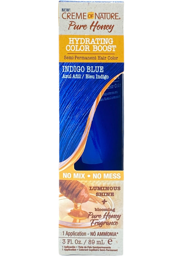 Creme of Nature Pure Honey Hydrating Color Boost Indigo Blue 89ml Creme of Nature Pure Honey
