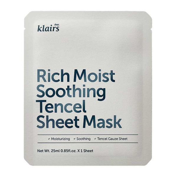 Dear Klairs Rich Moist Soothing Tencel Sheet Mask 25ml Dear Klairs