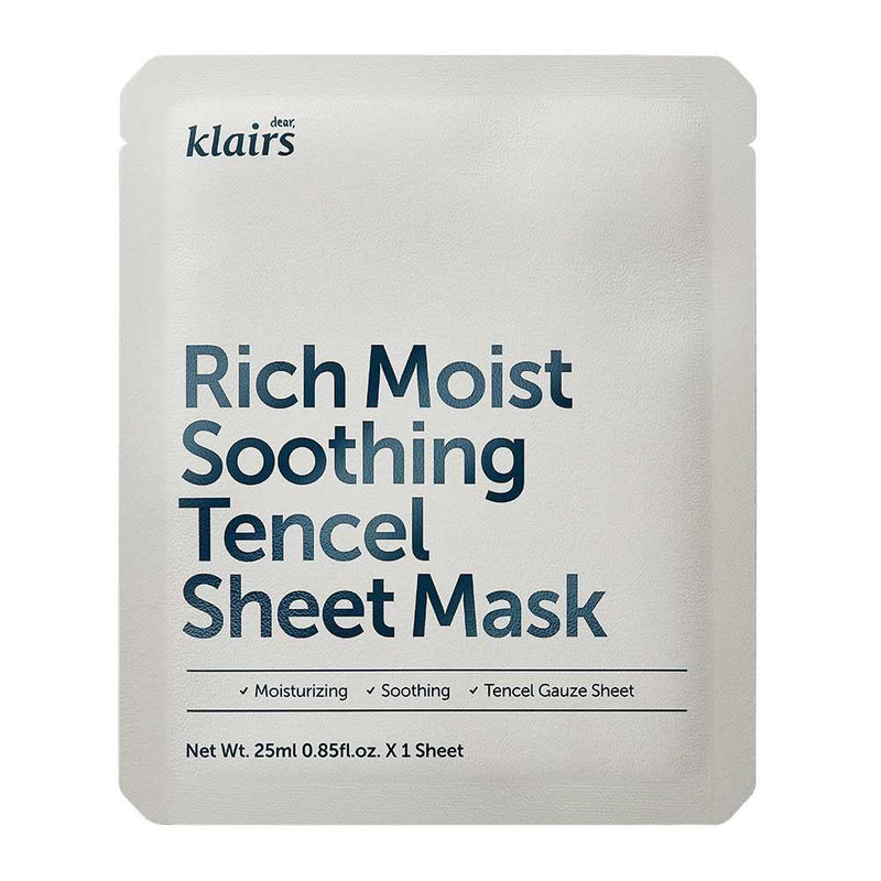 Dear Klairs Rich Moist Soothing Tencel Sheet Mask 25ml Dear Klairs