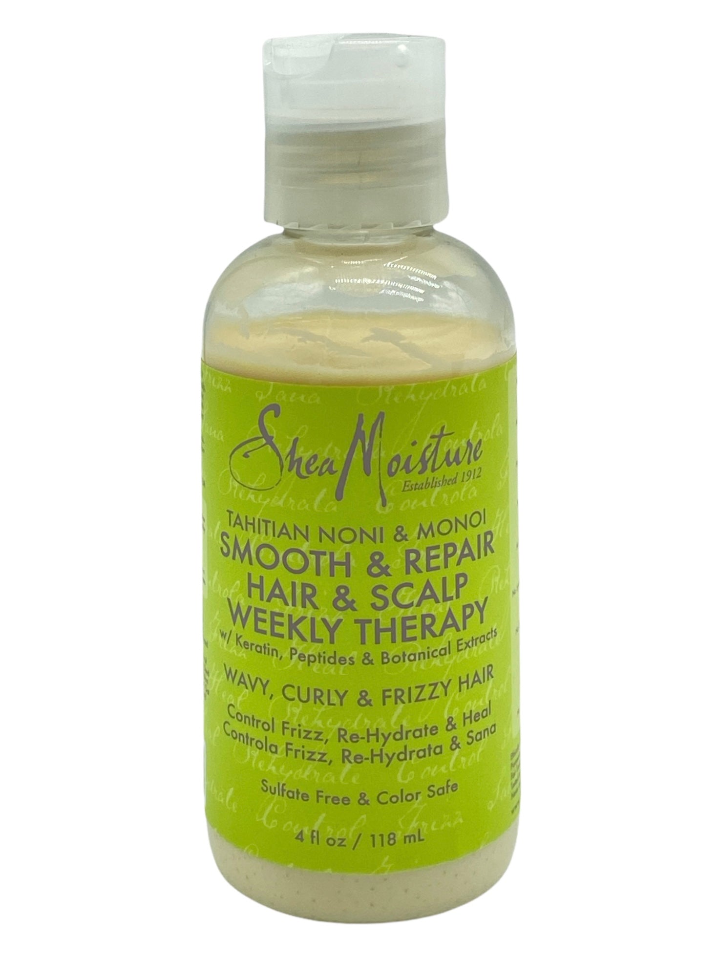 Shea Moisture Tahitian Noni & Monoi Weekly Smooth & Repair Hair Scalp Weekly Therapy 118ml Shea Moisture