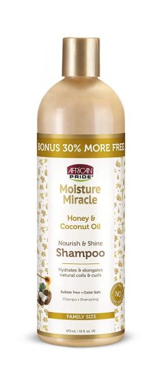 African Pride Moisture Miracle Honey & Coconut Oil Shampoo BONUS 473ml African Pride