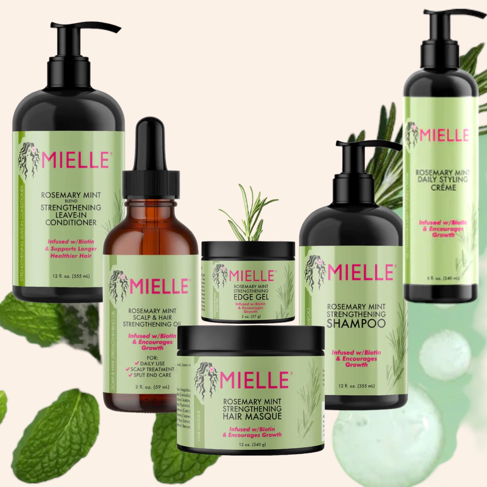 Mielle Rosemary Mint Complete Bundel Mielle Organics