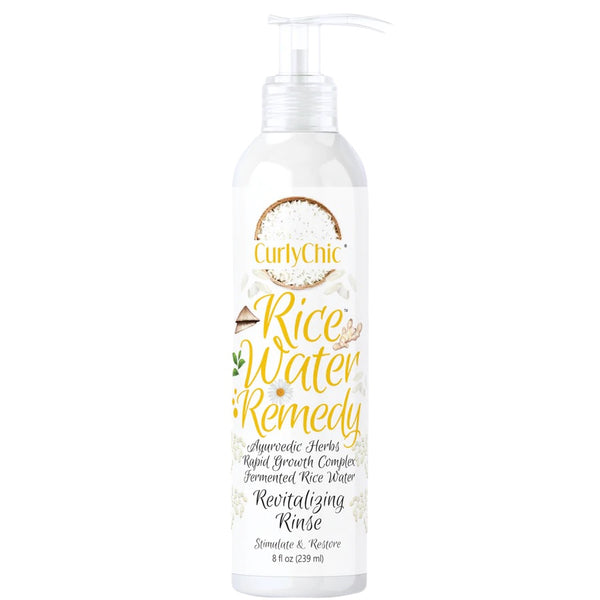 Curly Chic Ricewater Revitalizing Hair Rinse 239ml Curly Chic