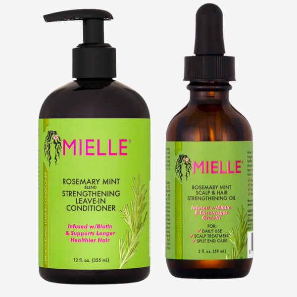 Mielle Rosemary Mint Oil & Leave In Conditioner Set Mielle Organics