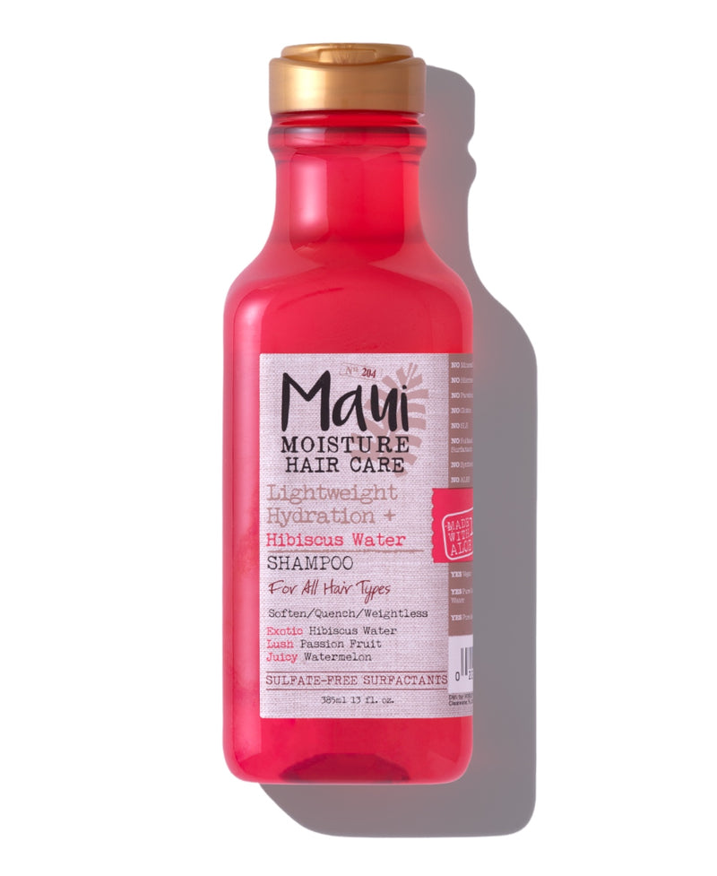 Maui Moisture Lightweight Hydration + Hibiscus Water Shampoo 385ml Maui Moisture