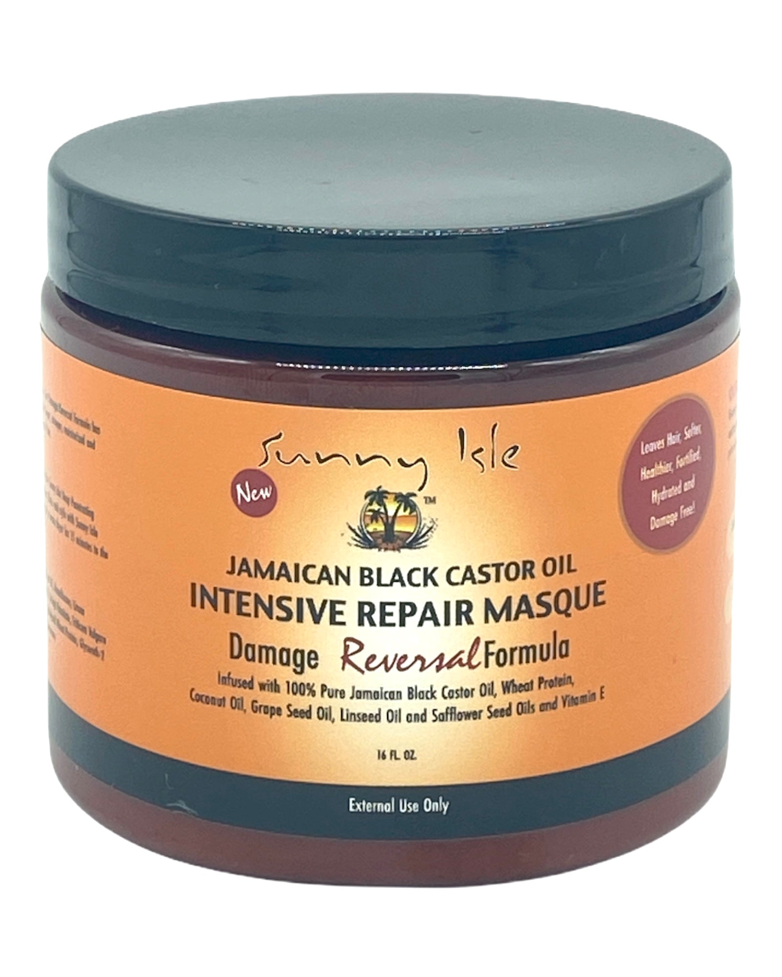 Sunny Isle Jamaican Black Castor Oil Intensive Repair Masque 16oz 472g Sunny Isle