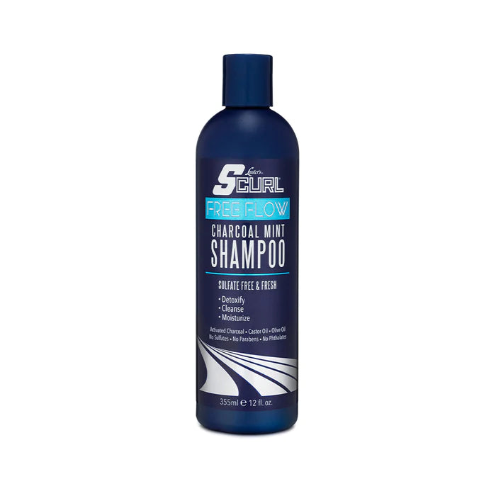 Luster's S Curl Free Flow Charcoal Mint Shampoo 355ml Luster`s