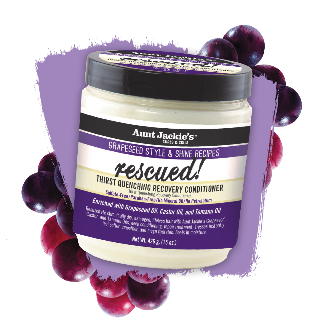 Aunt Jackie's Grapeseed  RESCUED Thirst Quenching RECOVERY CONDITIONER 426g Aunt Jackie's