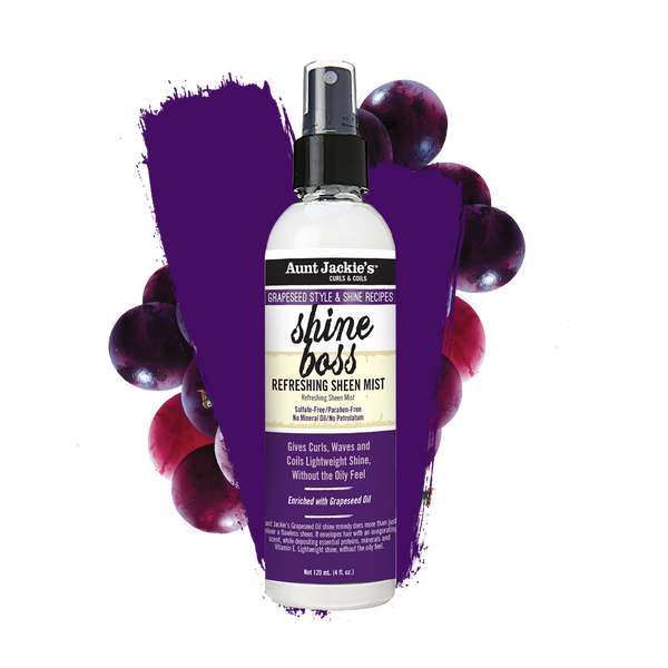 Aunt Jackie's Grapeseed Shine Boss Refreshing Sheen Mist 120ml Aunt Jackie's