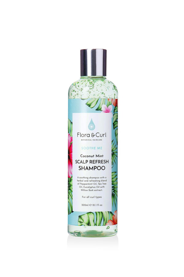 Flora & Curl Coconut Mint Scalp Refresh Shampoo 300ml Flora & Curl
