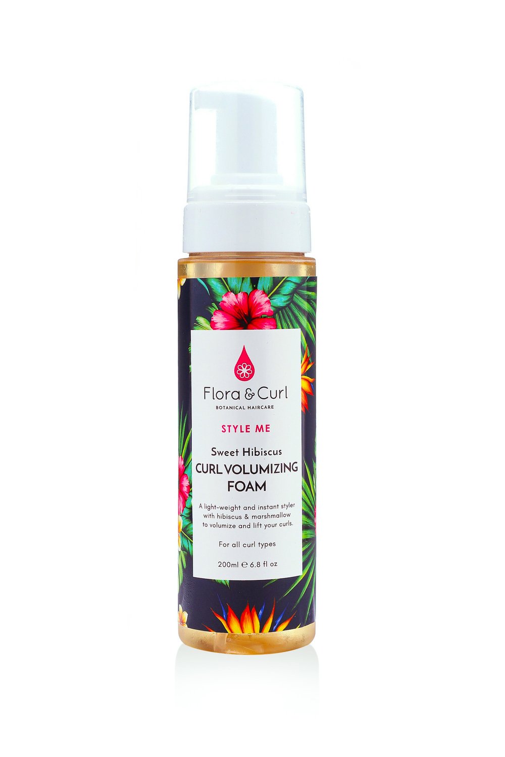 Flora & Curl Sweet Hibiscus Curl Volumizing Foam 200ml Flora & Curl