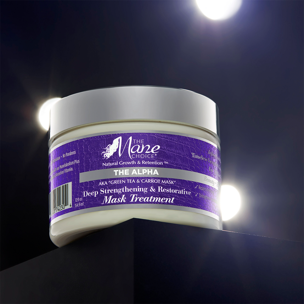 The Mane Choice The Alpha Green Tea & Carrot Deep Strengthening & Restorative Treatment Mask 355ml The Mane Choice